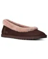 Ugg Women's Zora Ballet Round Toe Flats In Brown