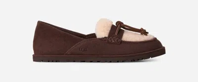 Ugg ® Women's Zora Loafer Sheepskin Shoes In Burnt Cedar