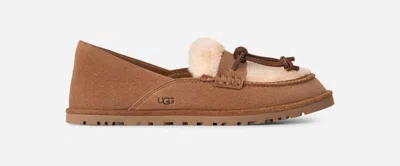 Ugg ® Women's Zora Loafer Sheepskin Shoes In Chestnut