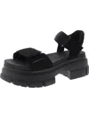 Ugg Womens Adjustable Open Toe Platform Sandals In Black