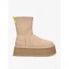 Ugg Classic Dipper Platform Boots 45 In Beige