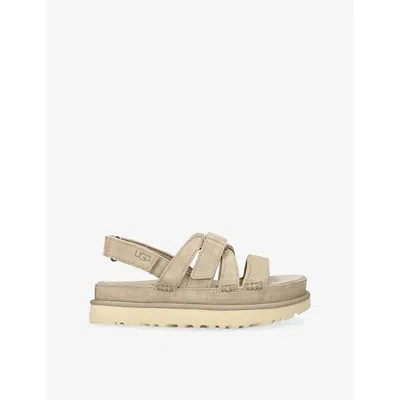 Ugg Suede Goldenstar Gleam Sandals In Neutral