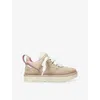 Ugg Sneakers Slip On Pull Tab Contrast Stitching In Neutral