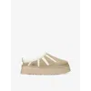 Ugg Suede Tazz Sunwave Slippers In Beige Oth