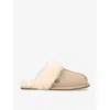 Ugg Suede Scuffette Ii Slippers In Beige