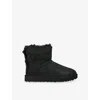Ugg Women S Mini Bailey Bow Ii Suede Boots In Black