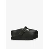 Ugg Goldenstar Hi Mules In Black In Black