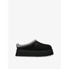 Ugg Tasman Slip-on Shearling Flat Mules In Black
