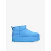 Ugg Classic Ultra Mini Platform Boots In Blue