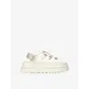 Ugg Goldenglow Toggle Platform Sandals In White