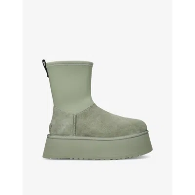 Ugg Suede Classic Dipper Boots 45 In Khaki