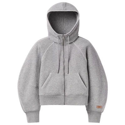 Ugg Womens Classic Full Zip Hoodie In Purple