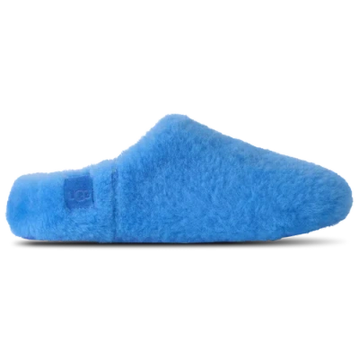 Ugg Womens Elea Fluffed Slip-on In Blue