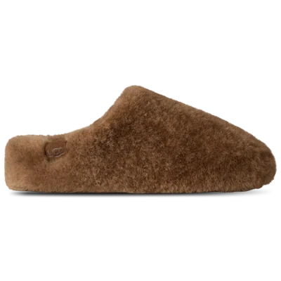 Ugg Womens Elea Fluffed Slip-on In Brown
