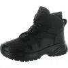 Ugg Yose Puffer Lace Womens Quilted Faux Fur Winter & Snow Boots In Black