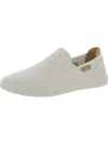 UGG WOMENS LEATHER SLIP-ON SNEAKERS