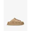 Ugg Goldenglow Slides Dark Sand