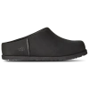 Ugg Slip-on Sabot Shoes With Rounded Toe And Matte Finish In Black