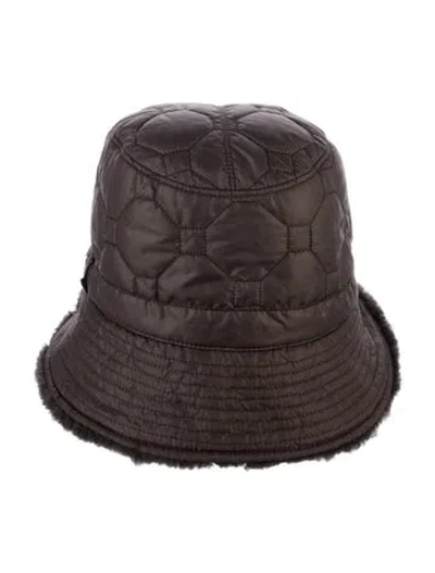 Pre-owned Ugg Womens Polyester Bucket Hat In Brown