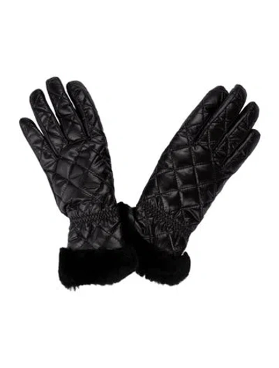 Pre-owned Ugg Womens Polyester Gloves W/tags In Black