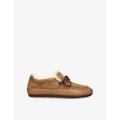 Ugg Womens Quill Suede Slippers Tan Eur 38/5 Uk