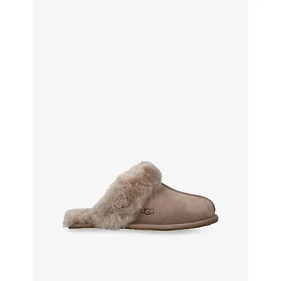 Ugg Womens Scuffette Ii Suede Slippers Brown Eur 39 / 6 Uk