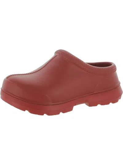 Ugg Womens Solid Manmade Clogs In Red