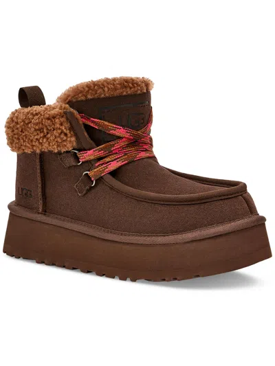 Ugg Womens Suede Cozy Winter & Snow Boots In Brown