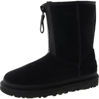 Ugg Womens Suede Mid-calf Winter & Snow Boots In Black
