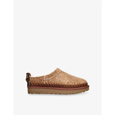 Ugg Womens Tan Classic Micro Biarritz Suede Boots Eur 36 / 3 Uk In Brown