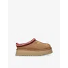 Ugg Tazz Womens Embroidered Slip On Slide Slippers In Brown