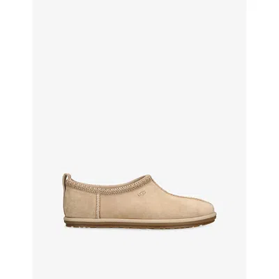 Ugg Womens Tasman Deconstructed Suede Slippers Beige Eur 38/5 Uk