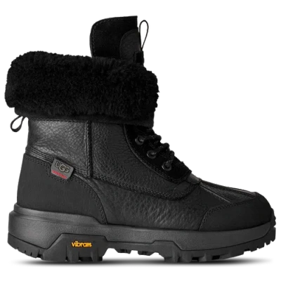 Ugg Round-toe Lace-up Boots In Black