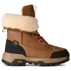 Ugg Round-toe Lace-up Boots In Burgundy
