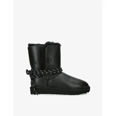 UGG WOMENS UGG BAILEY TIE LEATHER BOOTS