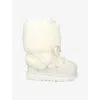 Ugg Womens White Classic Chalet Tall Faux-fur Boots Eur 38/5 Uk In White