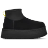 Ugg Mini Platform Ankle Boots In Black/black
