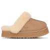 Ugg Chaussons Disquette En Cuir In Sand