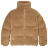 Ugg Womens  Emmalyn Fluff Puffer Jacket In Camel