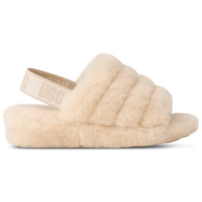 Ugg Womens  Fluff Yeah Slides In Gold