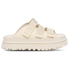 Ugg Goldenglow Ivory Fabric Blend Slippers In White/white