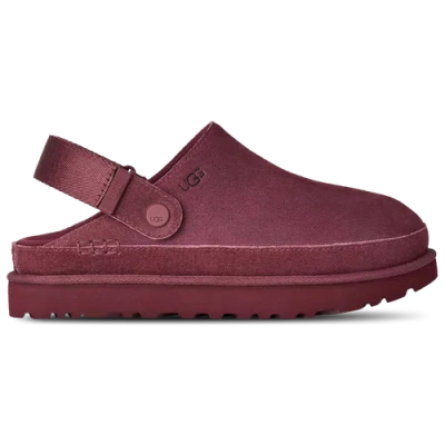 Ugg Womens  Goldenstar Clogs In Burgundy
