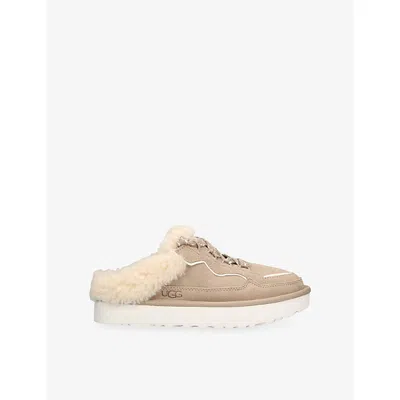 Ugg Womens  Lowmel Suede Mules In Neutral