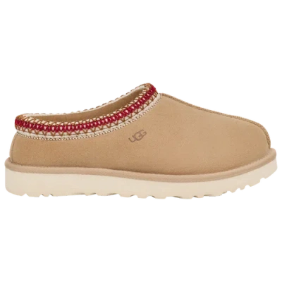 Ugg Suede Tasman Slippers In Beige