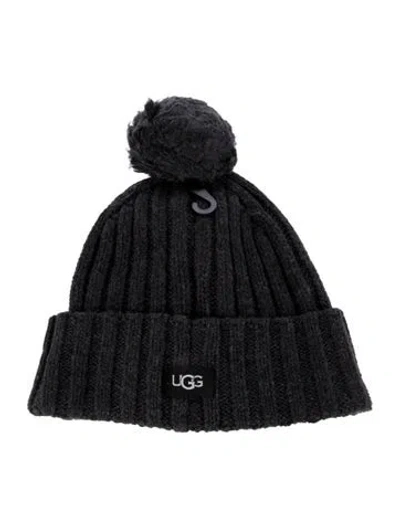 Pre-owned Ugg Wool Beanie In Grey