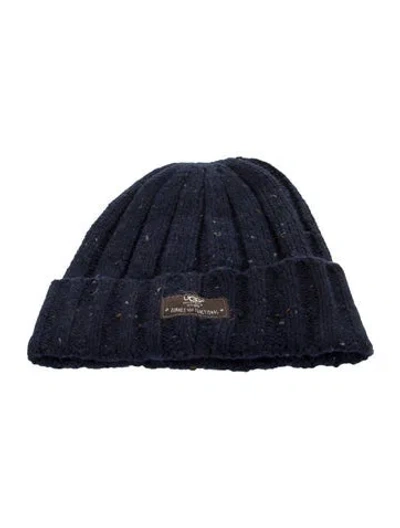 Pre-owned Ugg Wool Beanie W/tags In Blue
