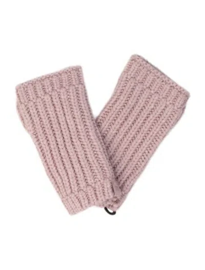 Pre-owned Ugg Wool Knit Gloves W/tags In Pink