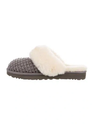 Pre-owned Ugg Wool Mules In Green