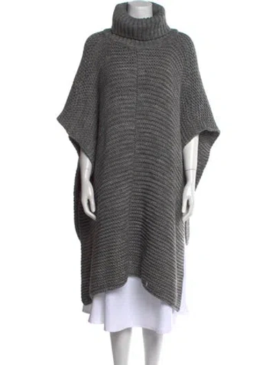 Pre-owned Ugg Wool Turtleneck Sweater In Gray