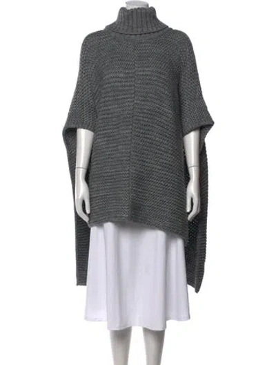 Pre-owned Ugg Wool Turtleneck Sweater In Grey
